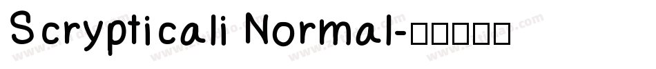 Scrypticali Normal字体转换